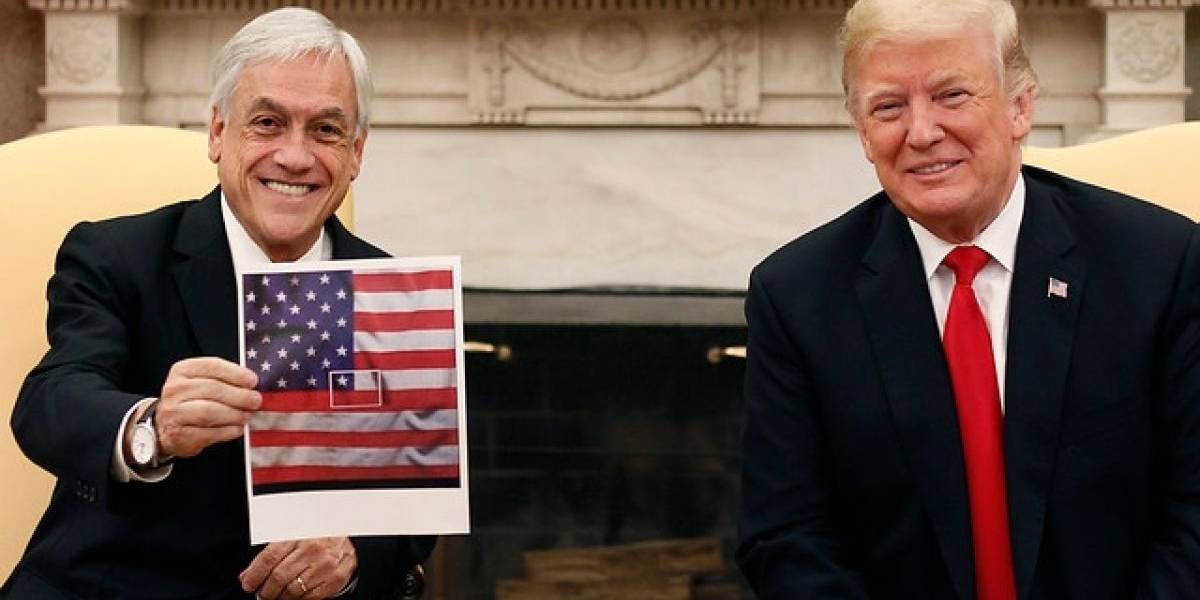 Donald Trump avisa a Piñera por supuesta injerencia rusa en Chile