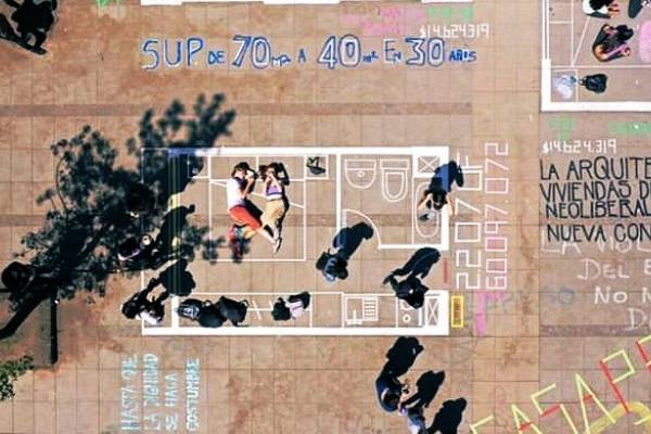 La dura realidad de miles: arquitectos dibujaron planos de departamentos de 17 m2 en plena Alameda