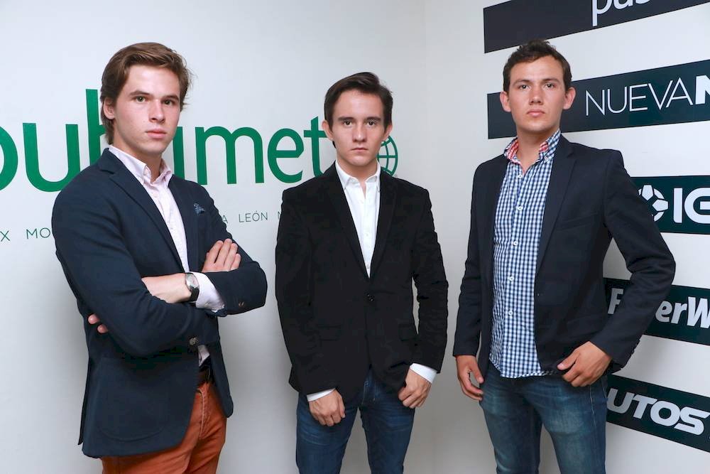Juan Pedro Llaguno, José Sáinz y Miguel Aguilar