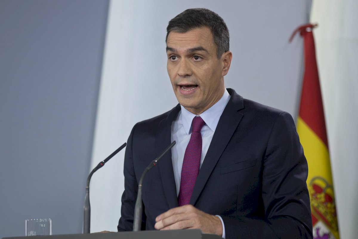 Pedro Sánchez, presidente interino del Gobierno en España