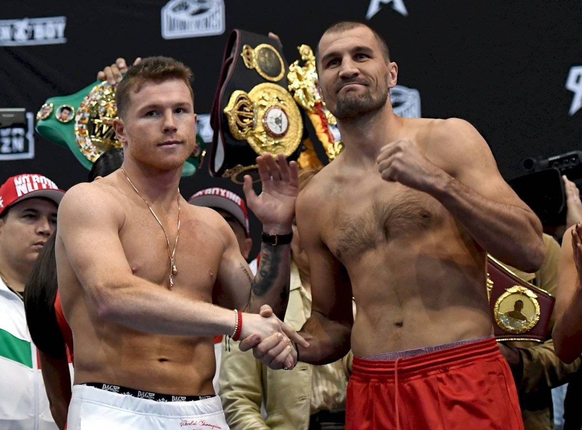 Saúl Álvarez y Sergey Kovalev