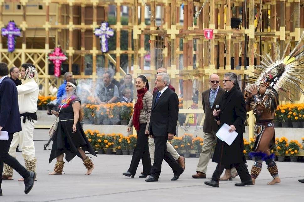 Inauguración de la Ofrenda Monumental de Día de Muertos 2019