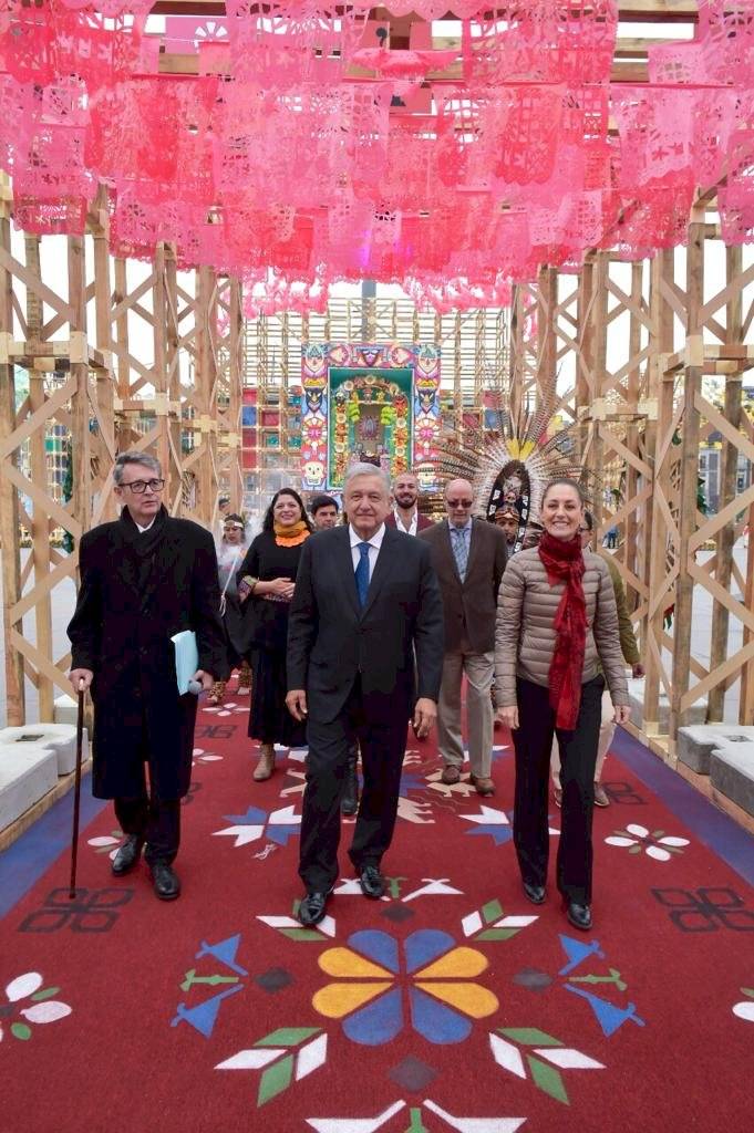 Inauguración de la Ofrenda Monumental de Día de Muertos 2019