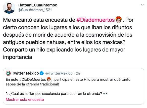 El historiador Enrique Ortiz tuitea sobre el Día de Muertos