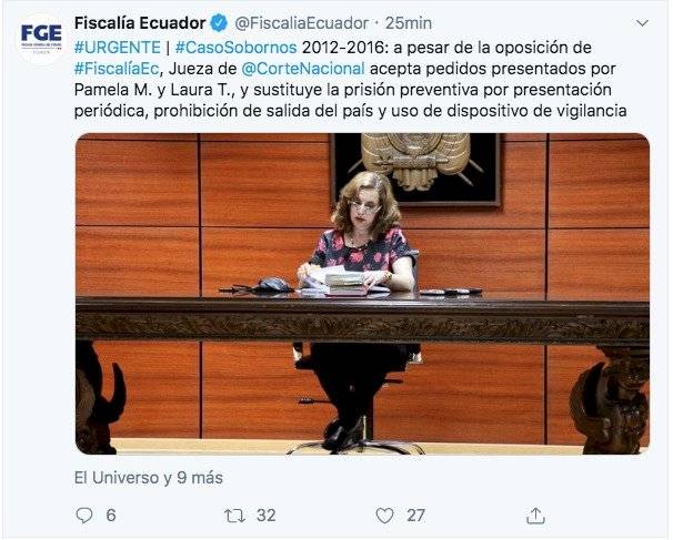 Decisión de la Fiscal Daniella Camacho