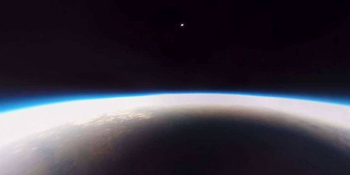 Un video muestra el “Gran Eclipse Americano” y desde un globo meteorológico