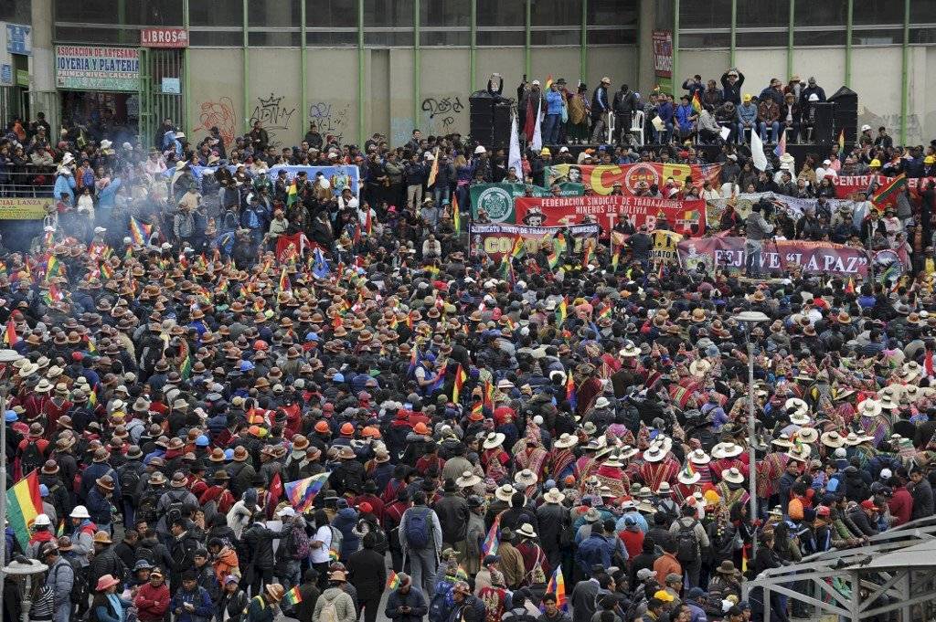 Protestas en Bolivia