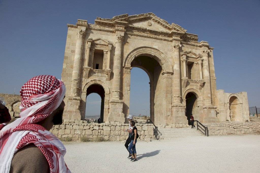 Sitio arqueológico en Jordania