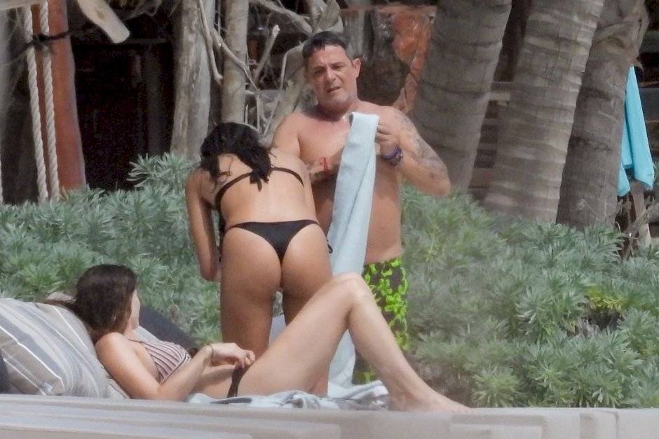 Alejandro Sanz y su novia