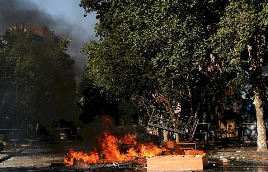 Barricadas en Providencia