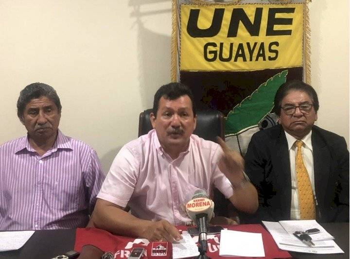 Juan Cervantes, presidente del Frente Popular