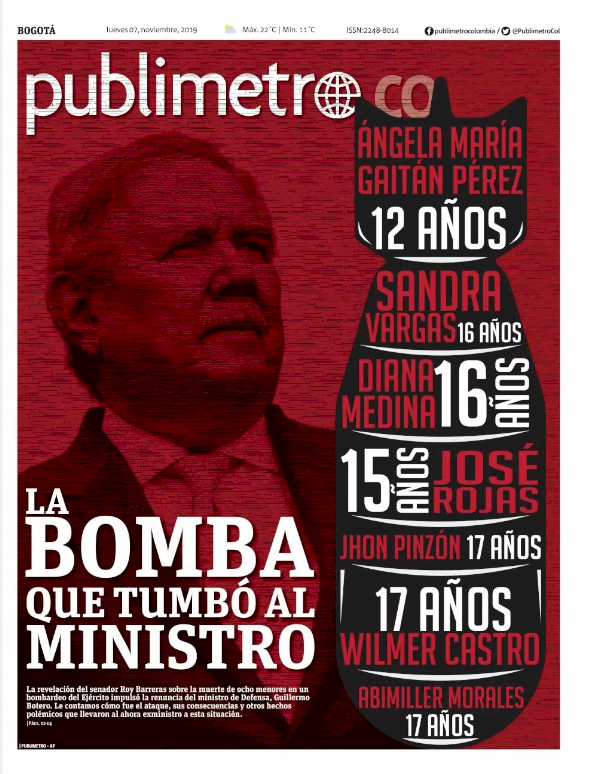 La bomba que tumbó al ministro de Defensa