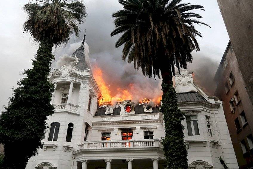Incendio de Universidad Pedro de Valdivia