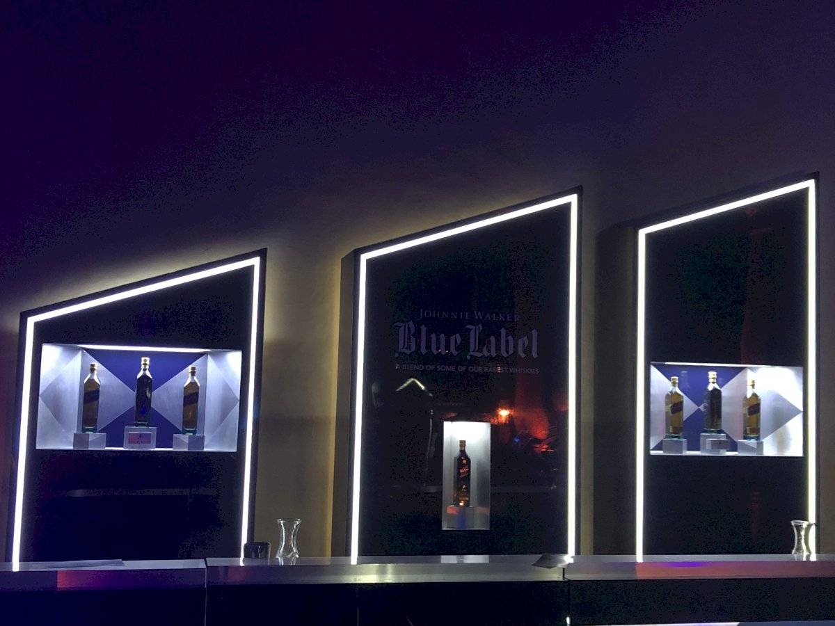 Johnnie Walker Blue Label Ghost and Rare Glenury Royal