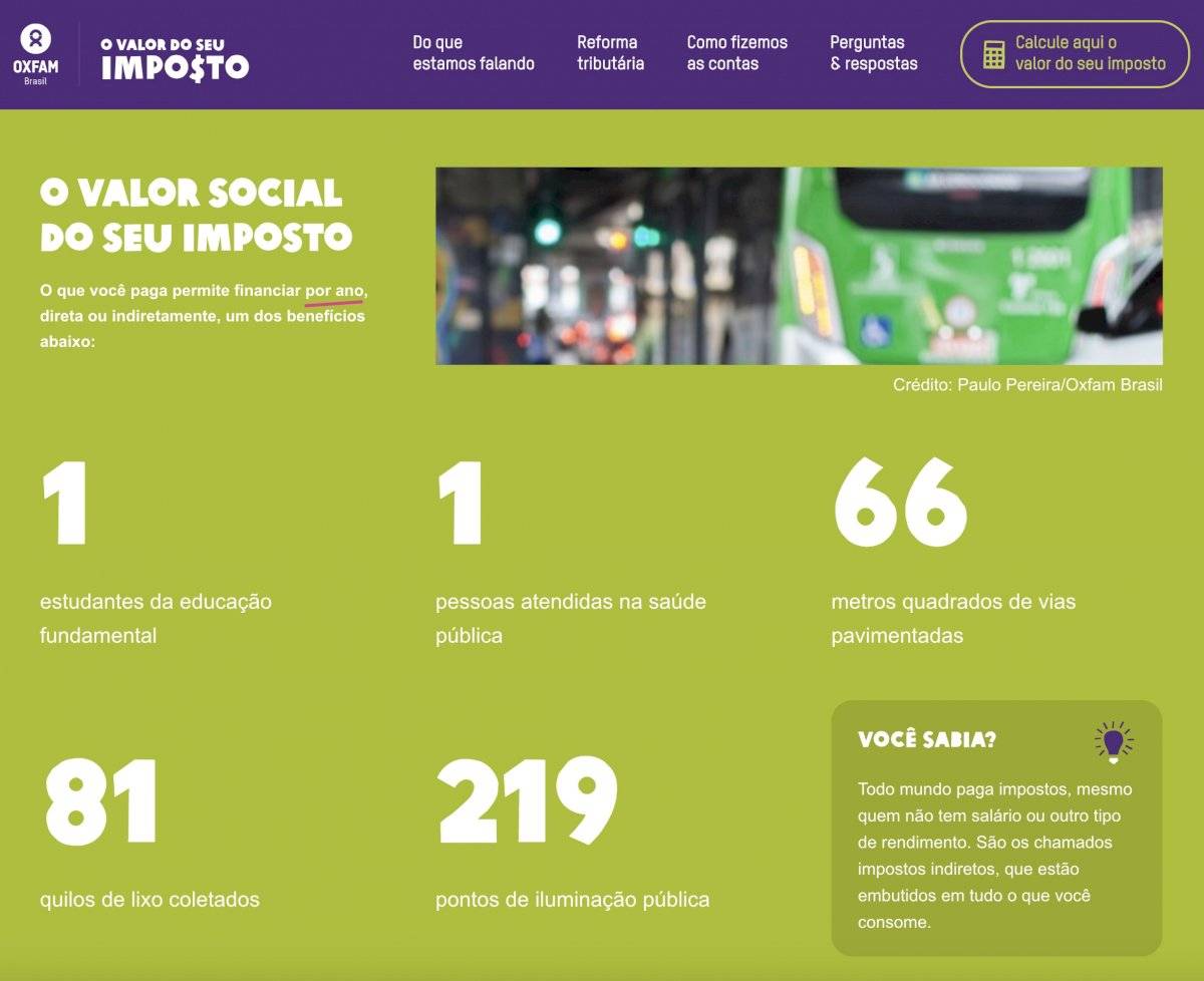 o valor do seu imposto