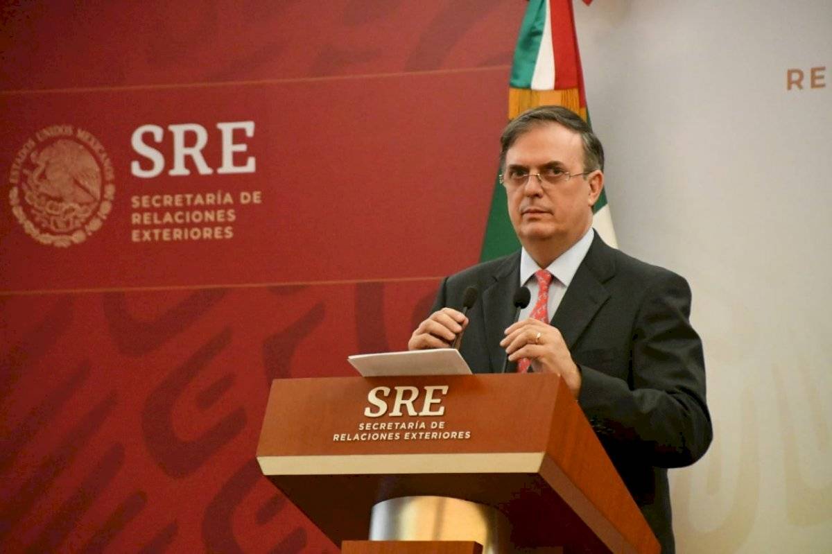 Marcelo Ebrard, secretario de Relaciones Exteriores.