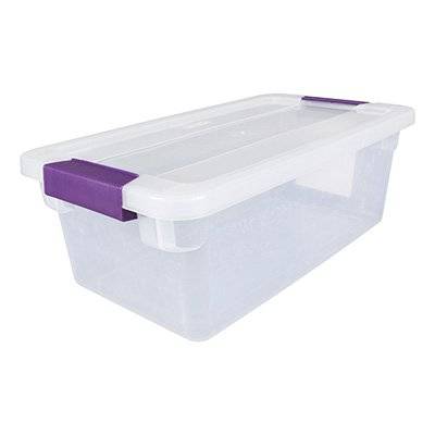 Caja plástico transparente