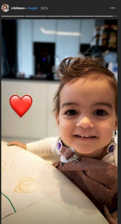 Alana, hija de Cristiano Ronaldo