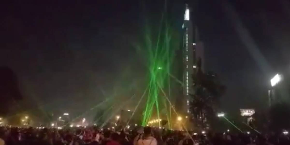 ¿Puede un dron ser derribado por los láser de los manifestantes?: Acá una respuesta técnica