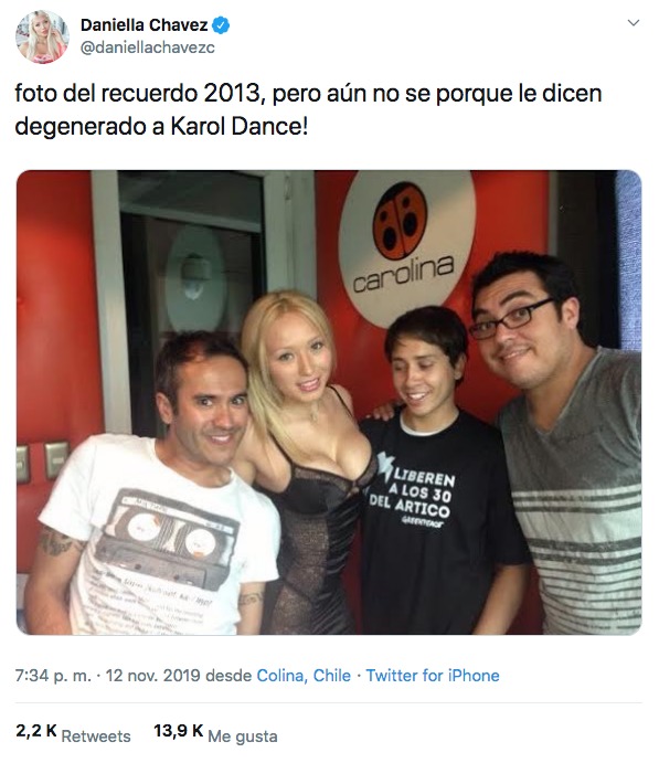 Daniella Chávez y Karol Lucero Daniella Chávez y Karol Lucero