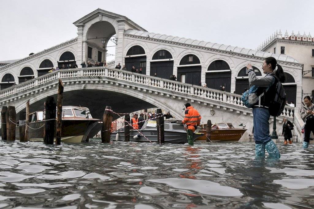 Marea alta en Venecia