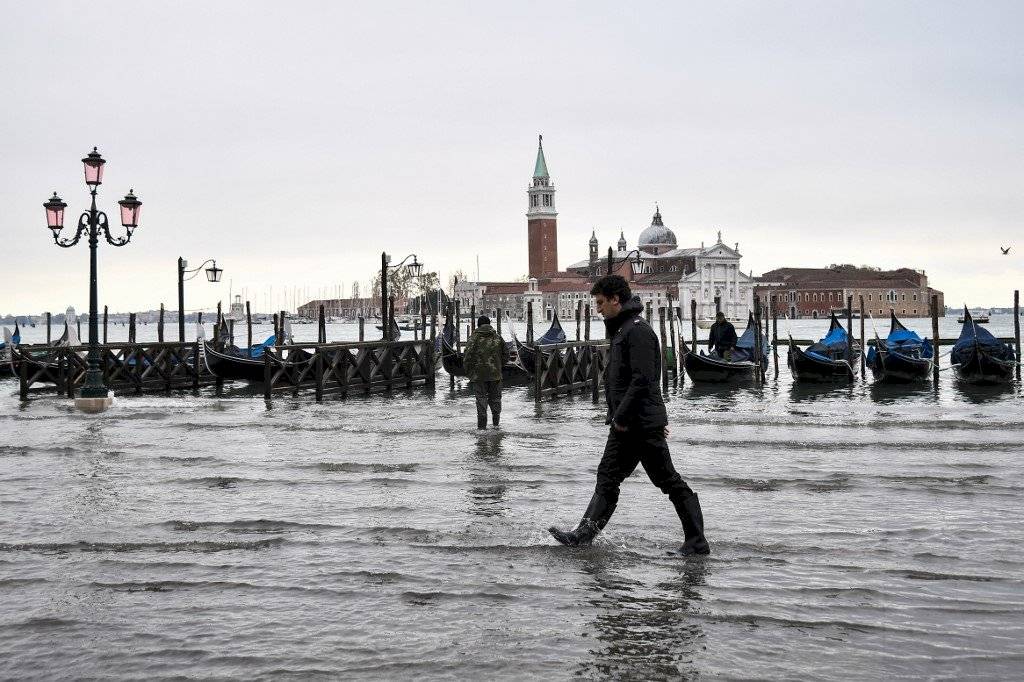 Marea alta en Venecia