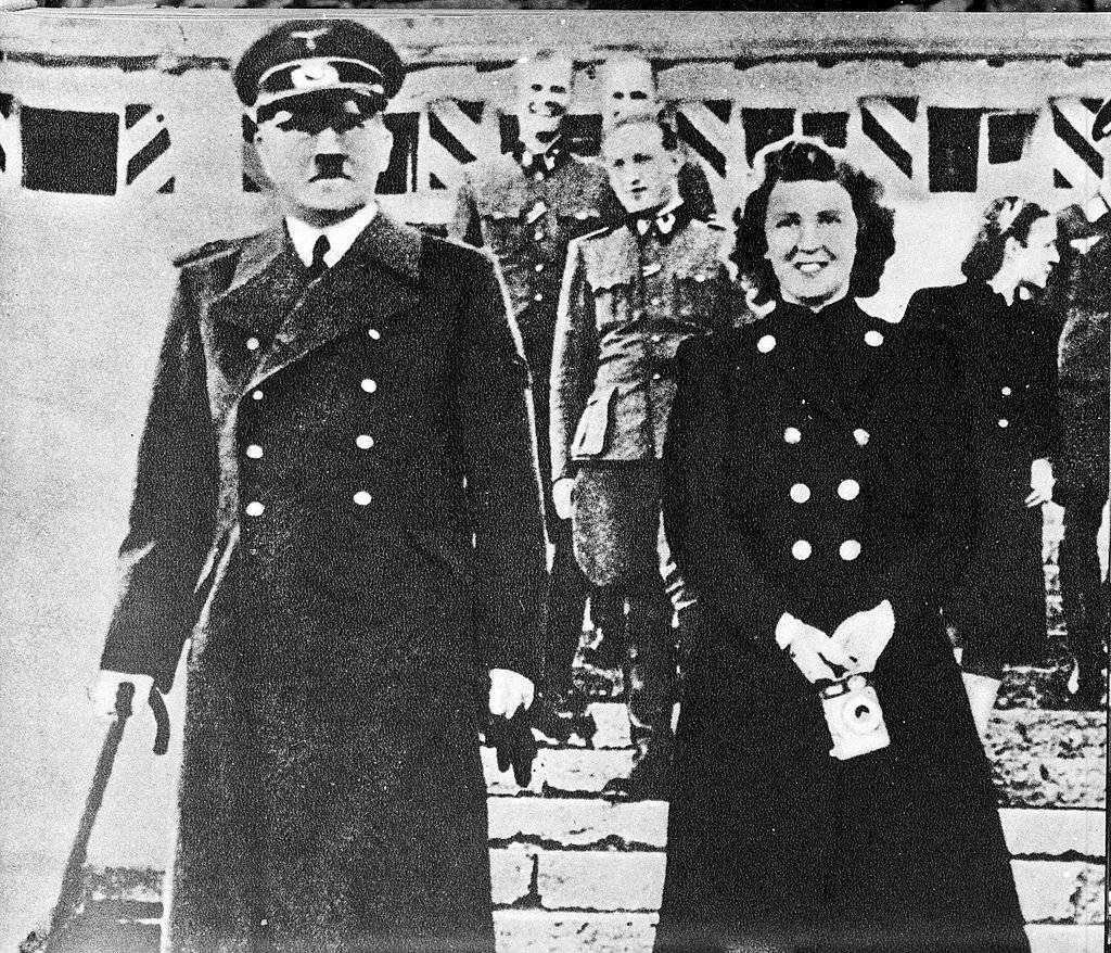 Adolfo Hitler y Eva Braun