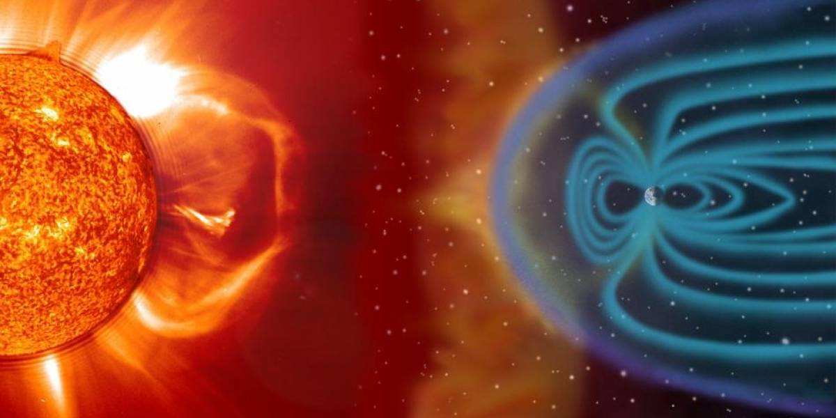 Graban una canción magnética de la Tierra en una tormenta solar