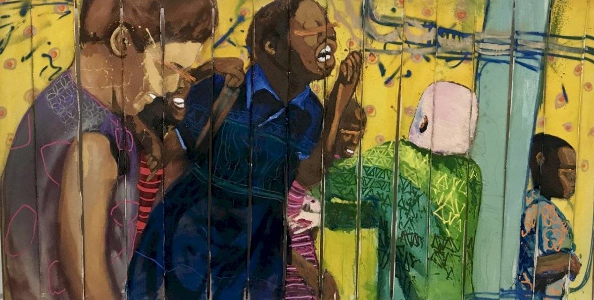 Pintura muralista do artista baiano Anderson Cunha