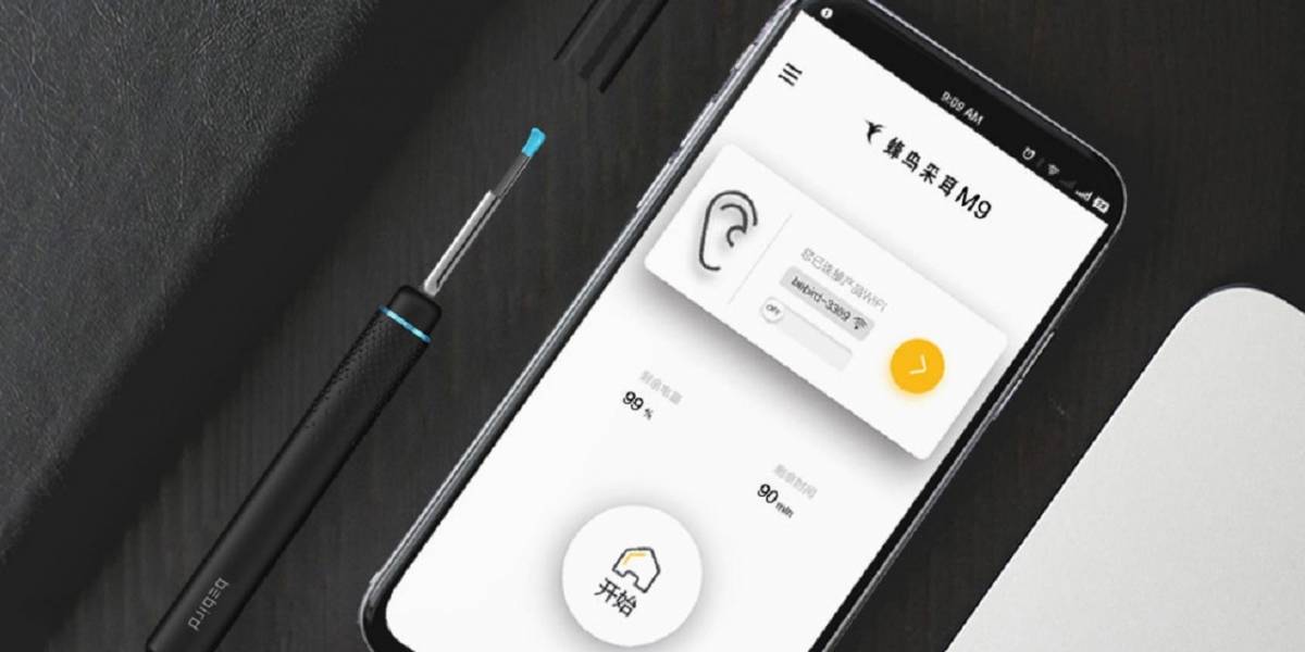 Xioami lanza un dispositivo, con cámara y Wi-Fi, para limpiarse los oídos