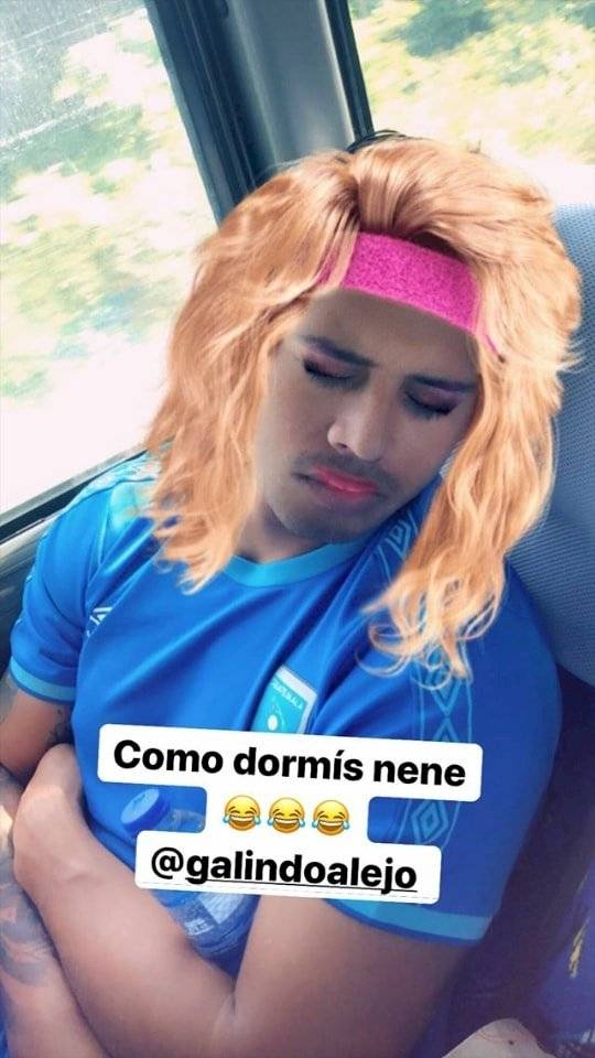 Alejadnro Galindo víctima de los filtros de Instagram