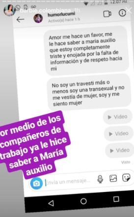 Captura de pantalla Instagram