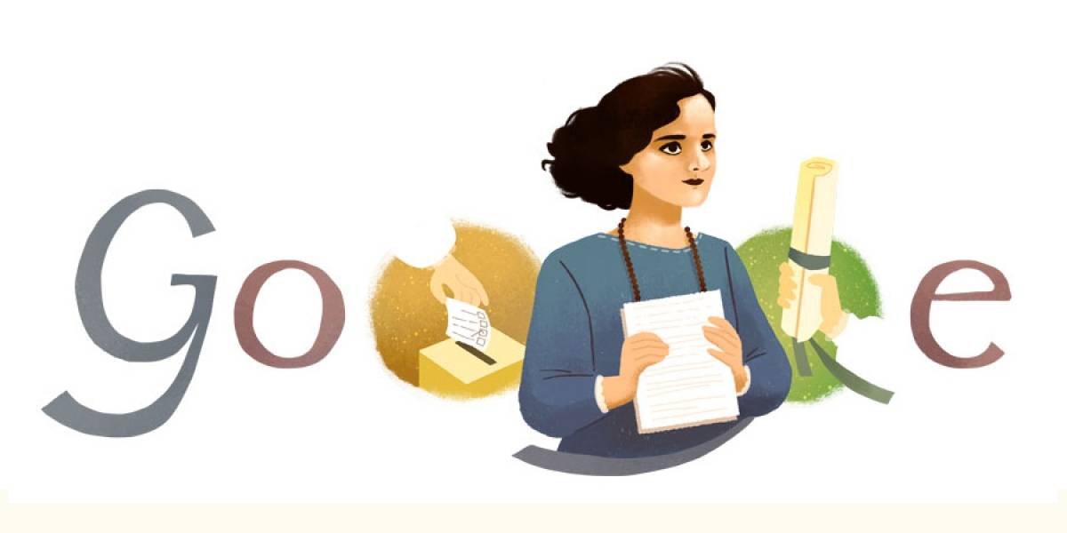 Google rinde homenaje a Matilde Hidalgo de Procel, primera mujer votante de América Latina