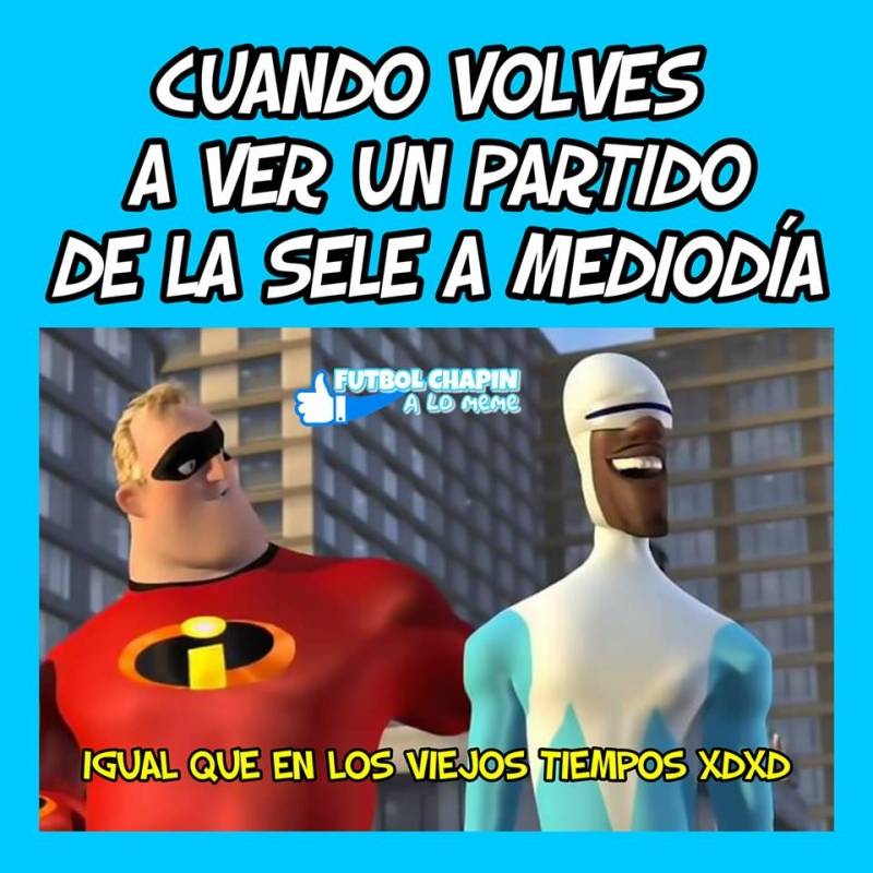 Memes partido selección nacional ante Antigua y Barbuda