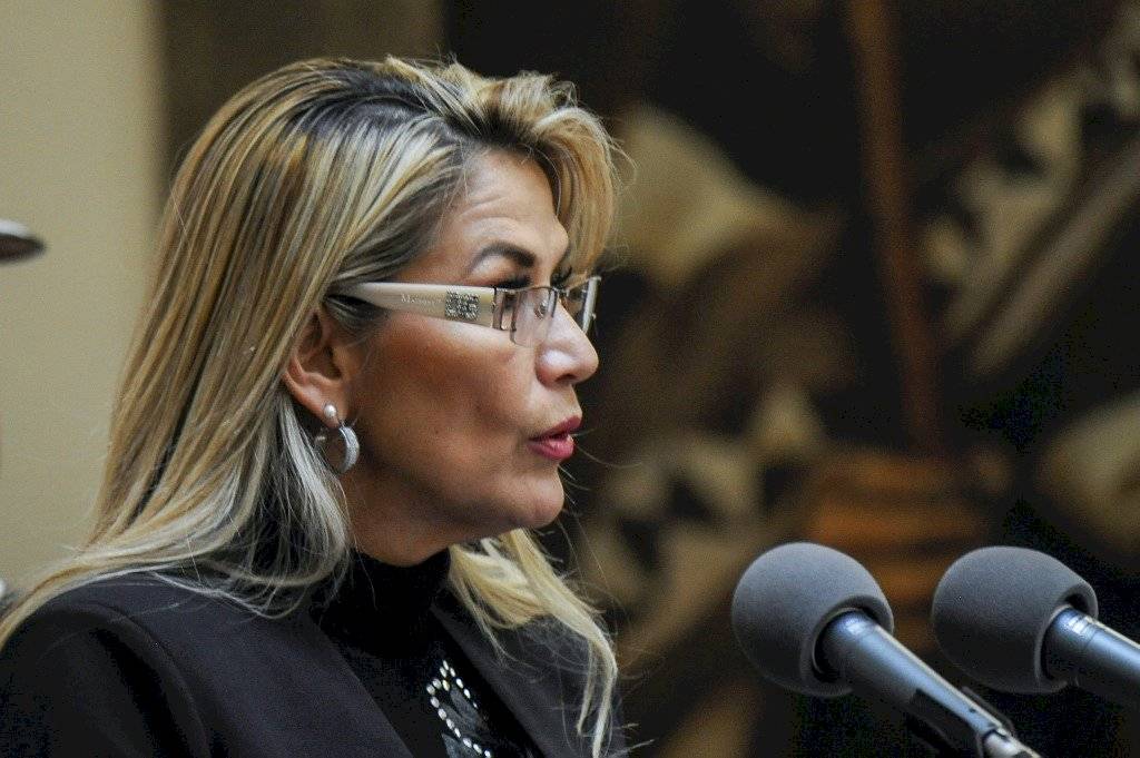 Jeanin Áñez,, presidenta interina de Bolivia