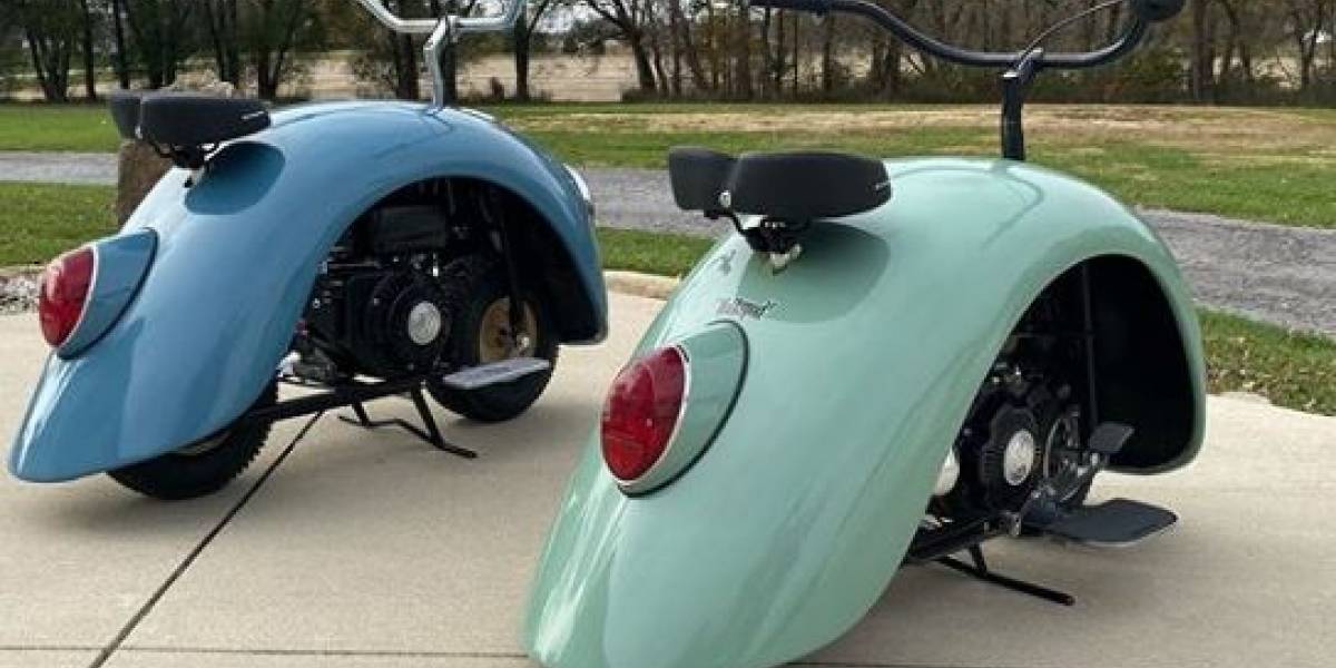 Fabrican la Volkspod una minibike inspirada en el Volkswagen