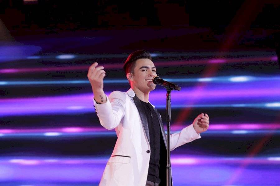 Dennis Arana en el tercer concierto de La Academia