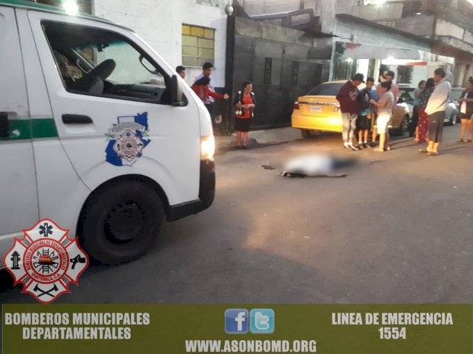 mujer fallecida en zona 5 de Villa Nueva