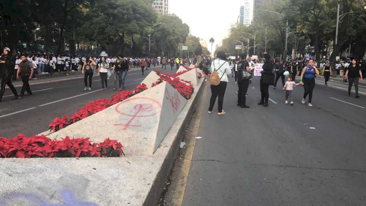 Marcha Feminista pintas
