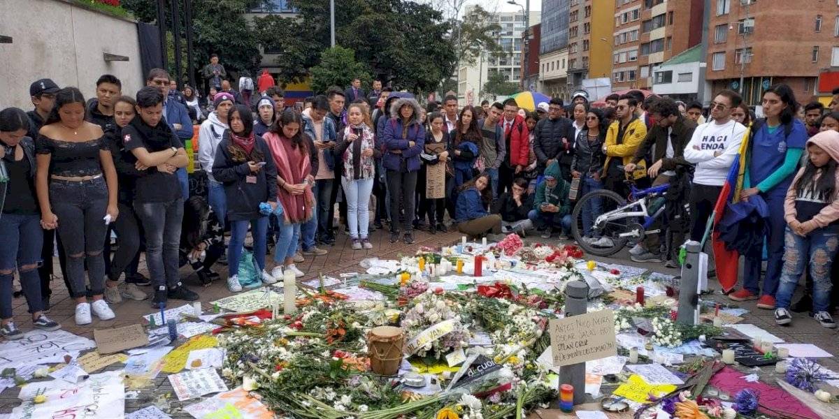 Avanzan las manifestaciones y los homenajes a Dilan Cruz en Bogotá