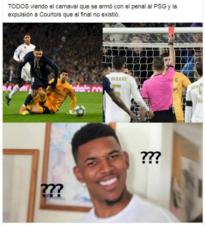 Meme 2, Real Madrid vs PSG