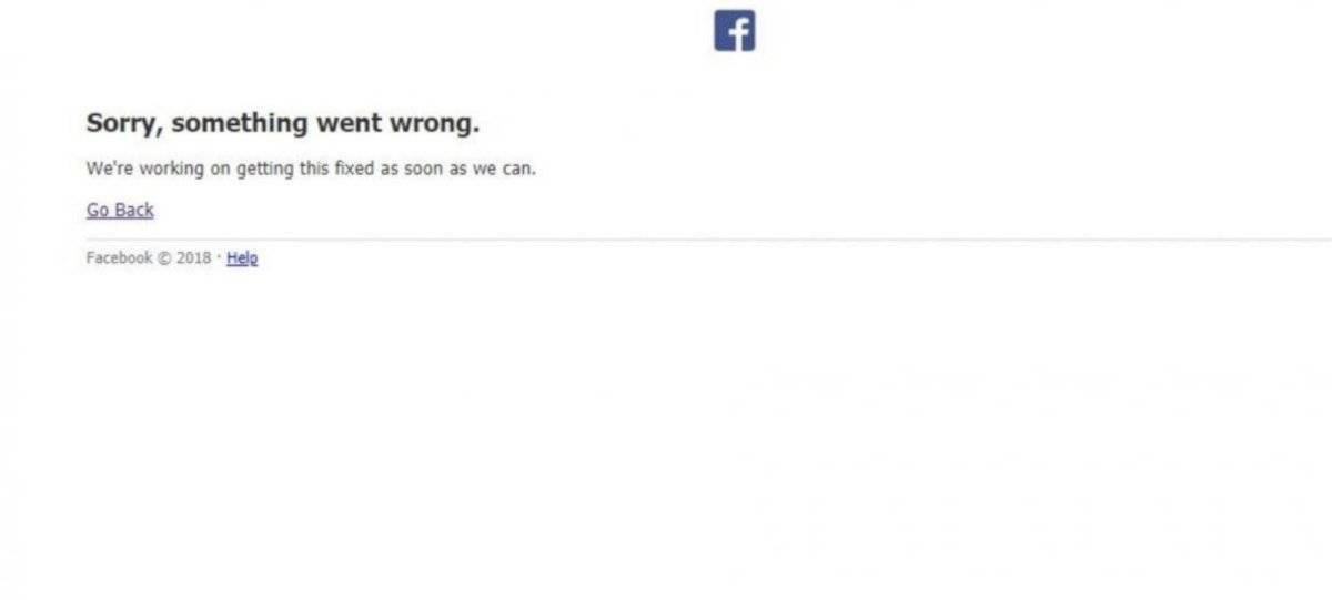 Caída de Facebook