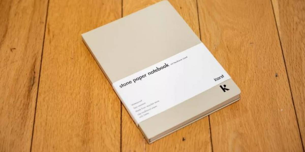 Ahora puedes escribir en papel fabricado de una roca
