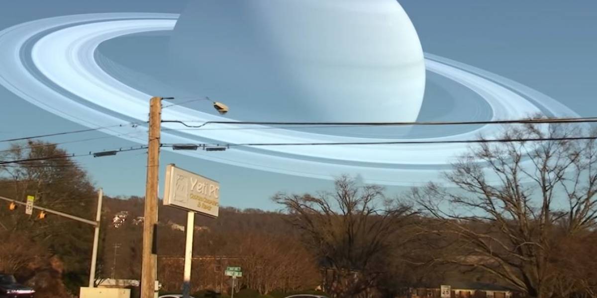 Crean insólitos vídeos de planetas que sustituyen la vista a la Luna o al Sol