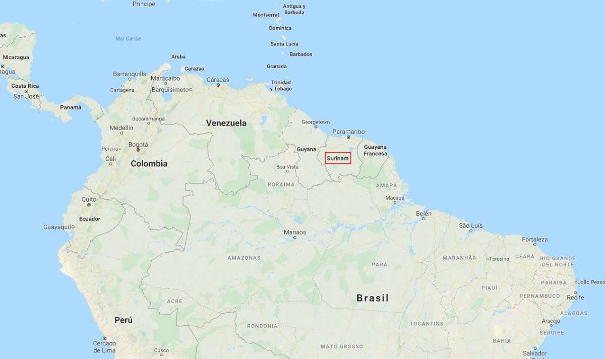 Surinam tiene una población total de 558 mil 368 habitantes, según el más reciente censo