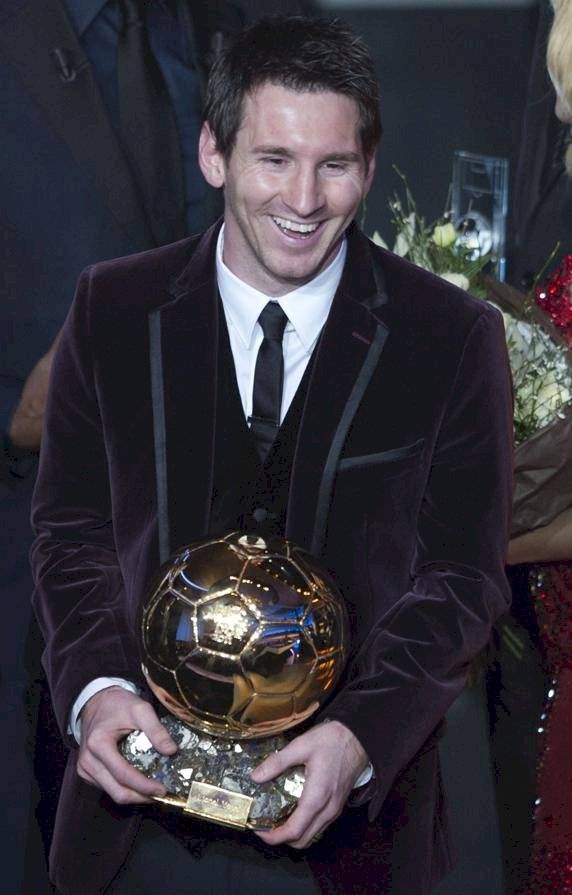 Messi ganador del Balón de Oro en 2011
