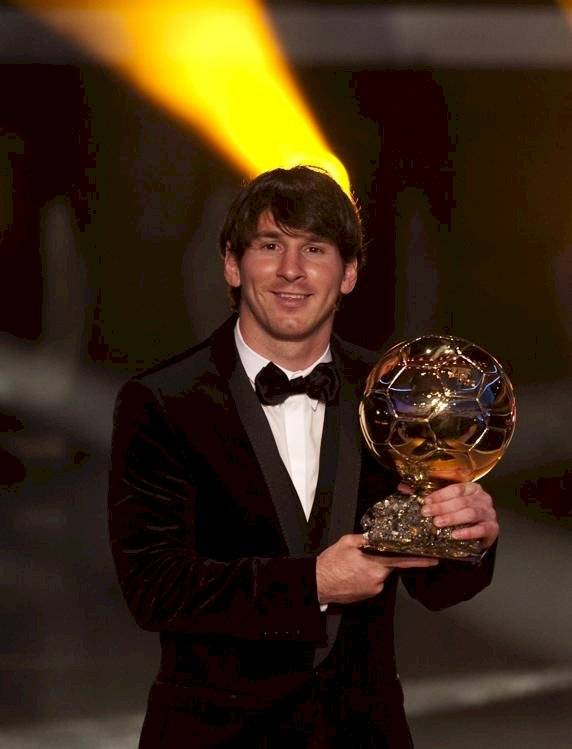 Messi ganador del Balón de Oro en 2010
