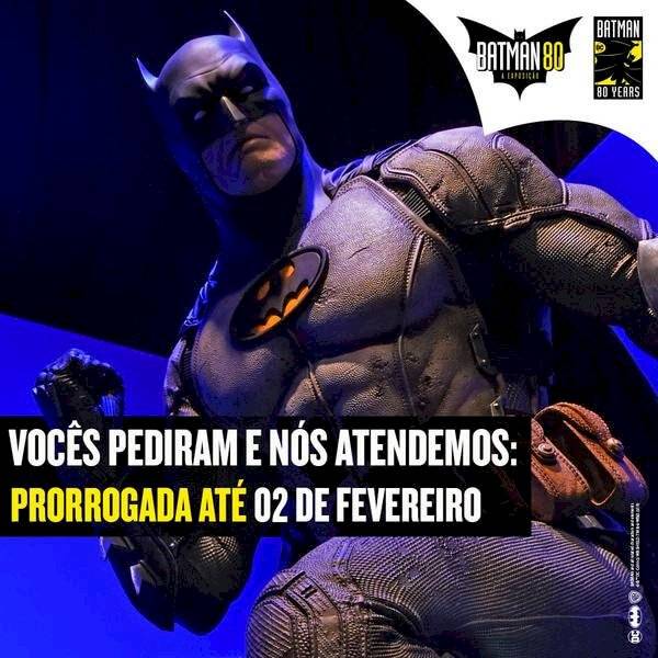 batman 80 anos exposição