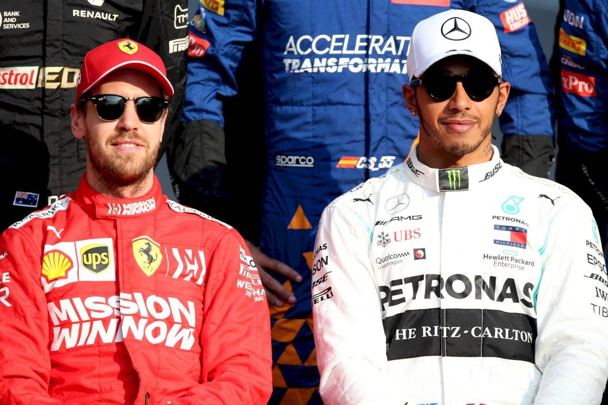 Vettel y Hamilton