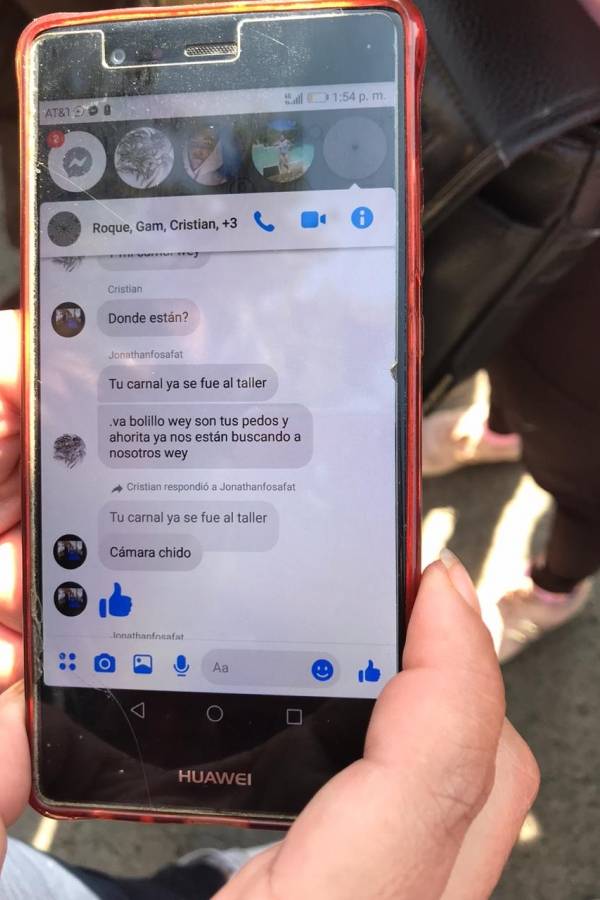 Muestran conversaciones de los presuntos secuestradores